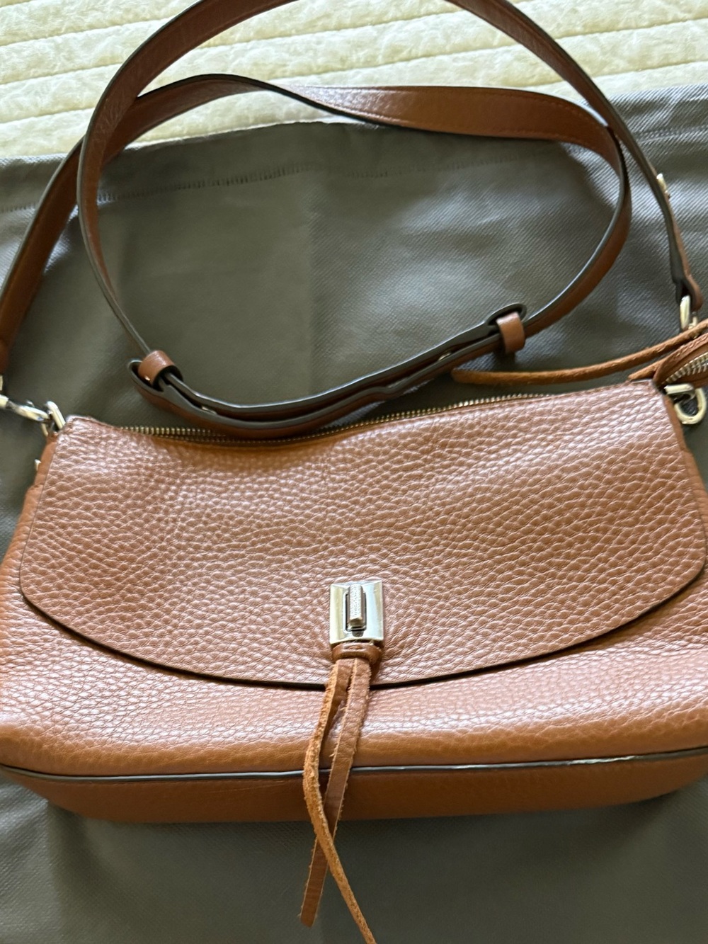 Darren Leather Crossbody Bag